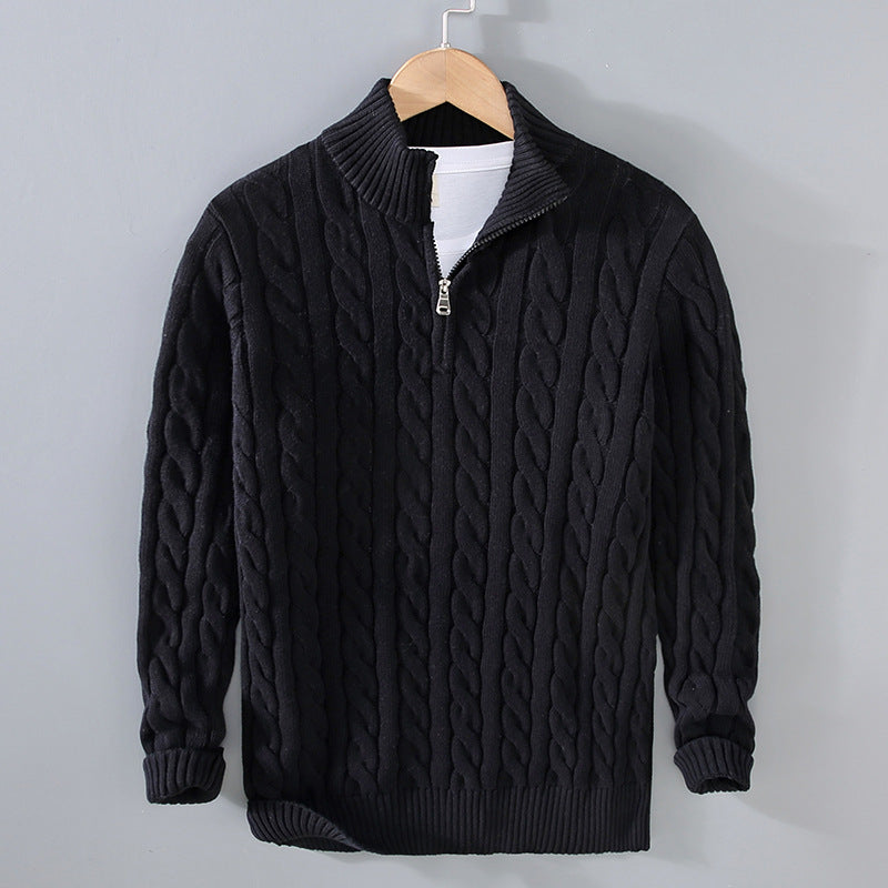AlpineLuxe | Men's Premium Quarter Zip Sweater