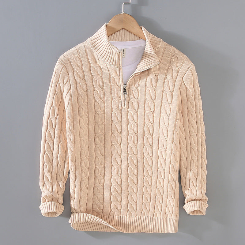 AlpineLuxe | Men's Premium Quarter Zip Sweater