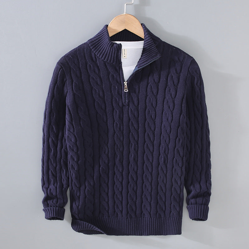 AlpineLuxe | Men's Premium Quarter Zip Sweater