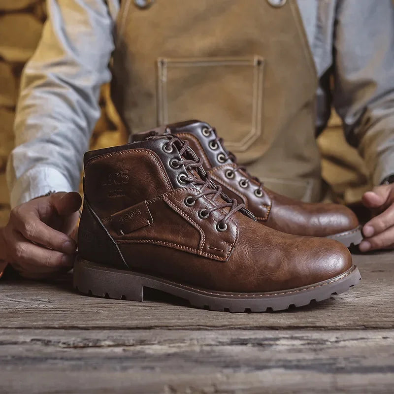 HeritageStride Leather Boots