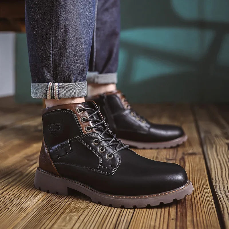 HeritageStride Leather Boots