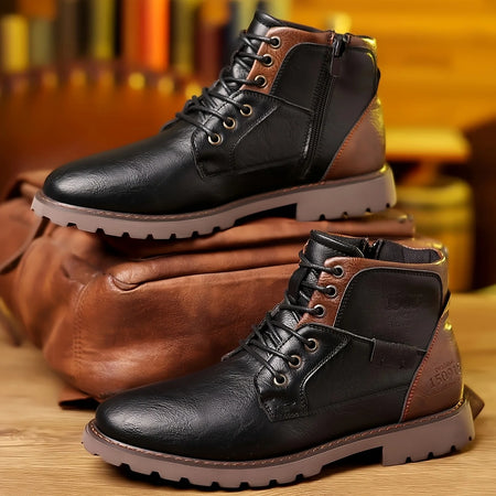 RoyalCraft Leather Ankle Boots