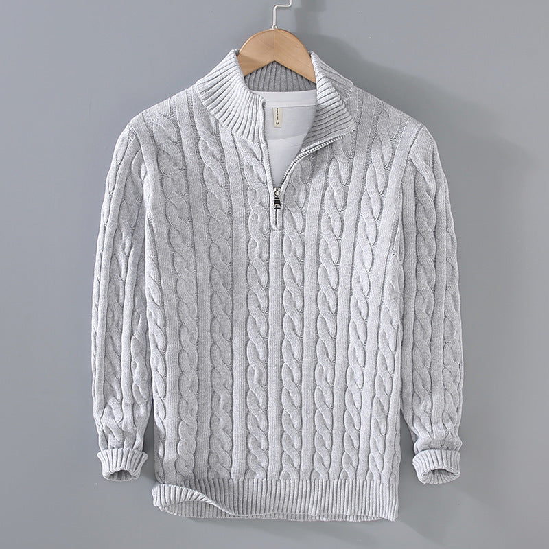 AlpineLuxe | Men's Premium Quarter Zip Sweater